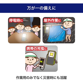 充電できるライト ELPA