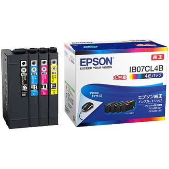 40色使用ガス種類EPSON インクカートリッジ IB07CL4B