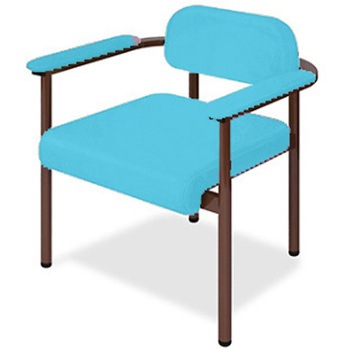 ホームチェアー1 TB-1268-01 幅40 全幅57 ×奥行50 座面奥行40 ×座高44 全高67 cm 高田ベッド製作所