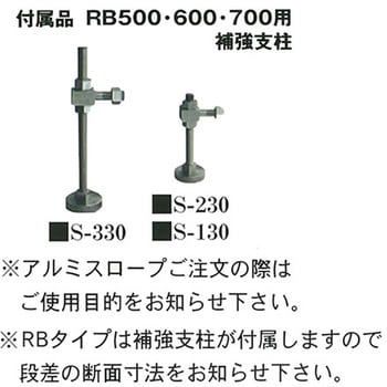 歩行者・台車・車椅子用 アルミスロープ - MISUGI