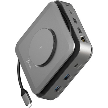 15W磁力ワイヤレス充電パッド搭載デュアルHDMIドッキングステーション j5 create