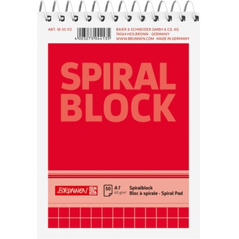 リングノート スパイラルブロック A7 BRUNNEN