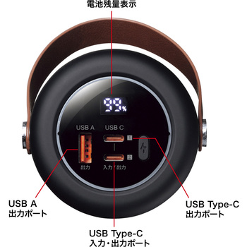 モバイルバッテリー_25000mAhPD100W サンワサプライ