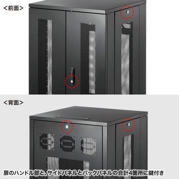 19インチサーバーラック_(18U)メッシュパネル仕様 サンワサプライ