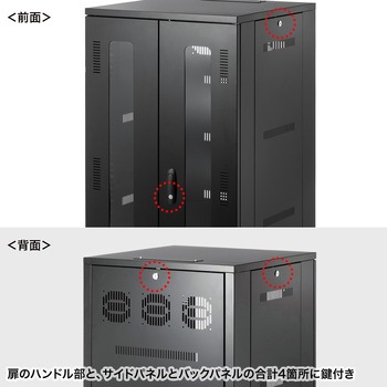 19インチサーバーラック_(24U) サンワサプライ