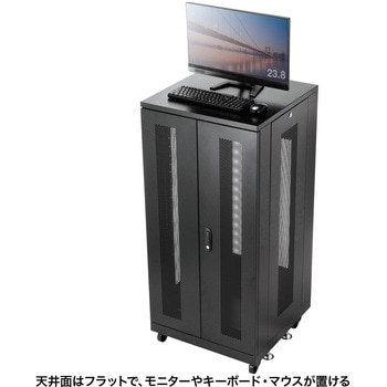 19インチサーバーラック_(24U)メッシュパネル仕様 サンワサプライ