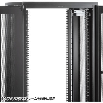 19インチサーバーラック_(24U)メッシュパネル仕様 サンワサプライ