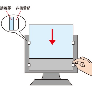 液晶画面フィルター ブルーライトカット サンワサプライ