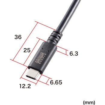 USB TypeCケーブル_USB 20Gbps サンワサプライ