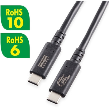 USB TypeCケーブル_USB 40Gbps サンワサプライ
