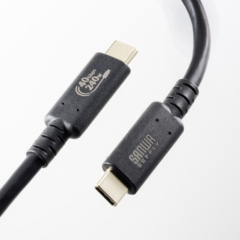 USB TypeCケーブル_USB 40Gbps サンワサプライ