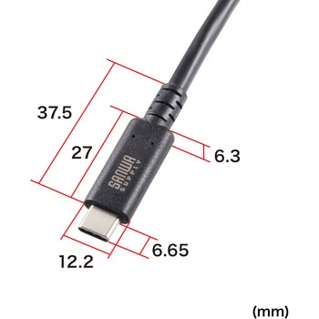 USB TypeCケーブル_USB 40Gbps サンワサプライ