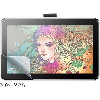 液晶保護反射防止フィルム_ペンタブレットWacom One 12用紙のような質感 サンワサプライ