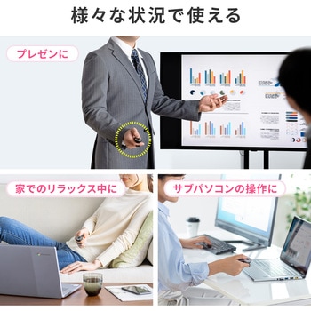 IRセンサーマウス_ワイヤレスリングマウス サンワサプライ