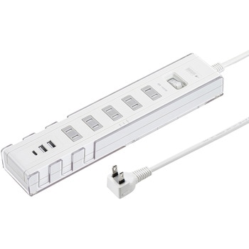 電源タップ_スマホスタンド付き サンワサプライ