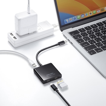 USBハブ_USB TypeC サンワサプライ