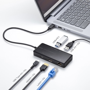 ドッキングステーション_USB TypeC サンワサプライ