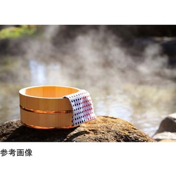 ひのき湯桶 銅タガ 丸型 用美(ヤマコー)