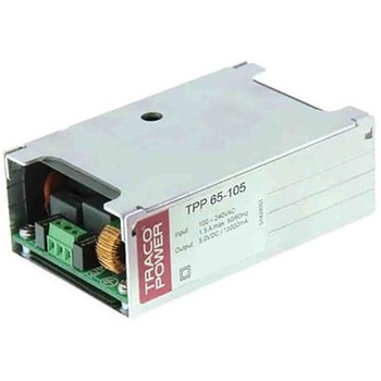 組み込みスイッチング電源 5 V dc 12 V dc 5.42 A 8 A 65W TRACO POWER