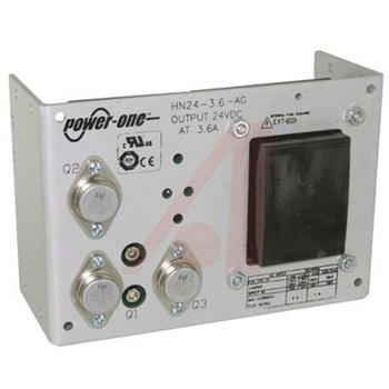 組み込みリニア電源 出力電圧24V 入力電圧100 → 264V ac 出力数：1 BEL POWER SOLUTIONS INC