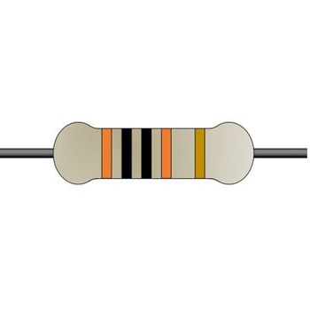 炭素皮膜抵抗器 1/2W 1kΩ 5% 1セット 100個入 YAGEO