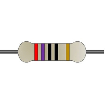 炭素皮膜抵抗器 1/2W 270Ω 5% 1箱 5000個入 YAGEO