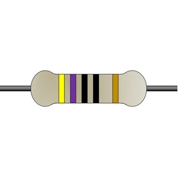 炭素皮膜抵抗器 1/2W 470Ω 5% 1箱 5000個入 YAGEO