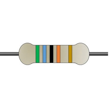 炭素皮膜抵抗器 1/4W 5.6kΩ 5% 1箱 5000個入 YAGEO
