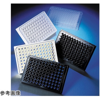超低接着表面プレート 96ウェルプレート 黒色 丸底ボトム 1個×24パック入 コーニング