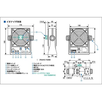 直流送風式除電器 KDシリーズ 春日電機(静電気対策)
