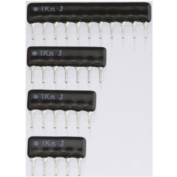 抵抗アレイ 100kΩ 0.5W ±5% 素子数：4 1袋 5個入 KOA