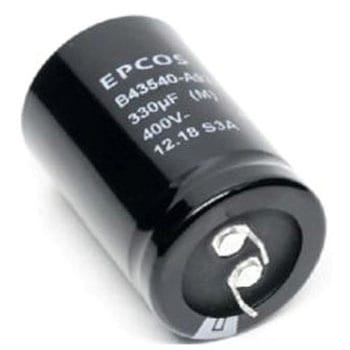 電解コンデンサ 390μF EPCOS