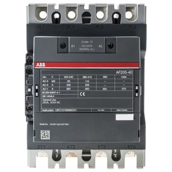 電磁接触器 230 V ac 4極 AF205シリーズ ABB