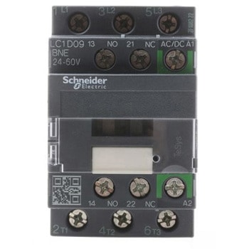 電磁接触器 24 V ac/dc 3極 LC1Dシリーズ - シュナイダーエレクトリック