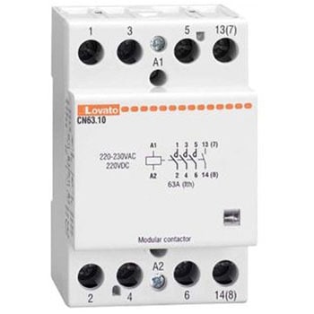 電磁接触器 24 V ac/dc 4極 Lovato