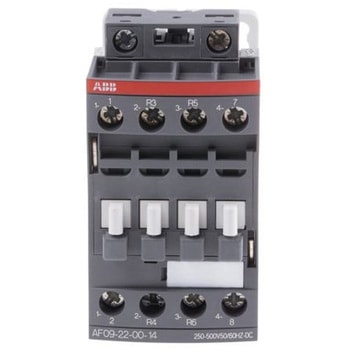 電磁接触器 250 → 500 V AC/DC 4極 AF09シリーズ ABB