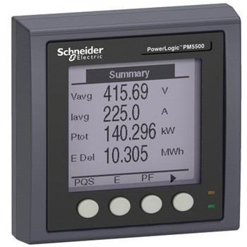 電力計 バックライトLCD 6桁 PM5000シリーズ シュナイダーエレクトリック