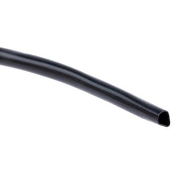 熱収縮チューブ 収縮前 3.2mm 収縮後 1.6mm 黒 1巻 5m入 ヘラマンタイトン(タイトン)