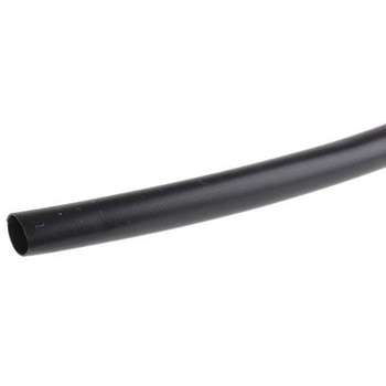 熱収縮チューブ 収縮前 4.8mm 収縮後 2.4mm 黒 1巻 5m入 ヘラマンタイトン(タイトン)