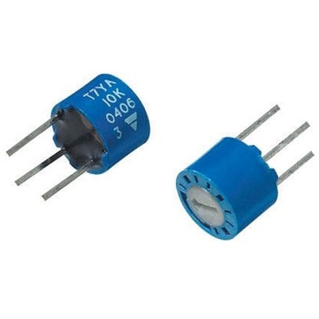 半固定抵抗器 トリマポテンショメータ 22kΩ スルーホール 1回転型 1袋 5個入 VISHAY