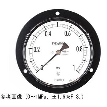 普通形圧力計(Φ100)埋込形D枠(取付穴) AE15-233シリーズ 長野計器