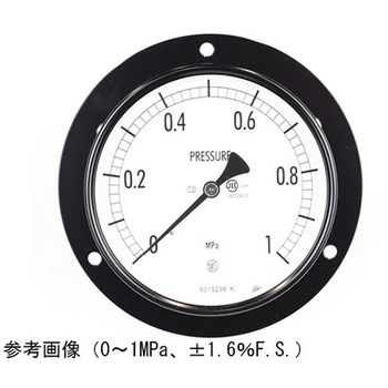 普通形圧力計(Φ100)埋込形D枠(取付穴) AE15-243シリーズ 長野計器