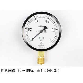 普通形圧力計(Φ100)立形A枠 耐振用 AE20-141シリーズ - 長野計器