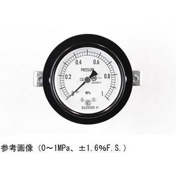 普通形圧力計(Φ60)埋込形D枠(取付金具) AA15-123シリーズ 長野計器