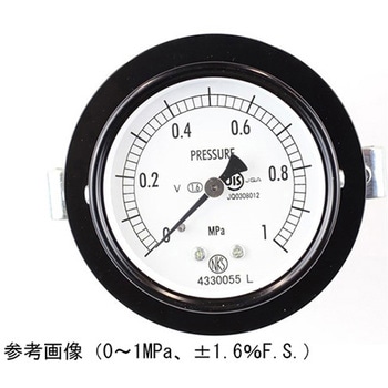 普通形圧力計(Φ60)埋込形D枠(取付金具)耐振用 AA15-121シリーズ 長野計器