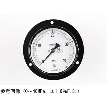 普通形圧力計(Φ75)埋込形D枠(取付穴) AC15-223シリーズ 長野計器