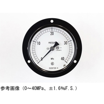 普通形圧力計(Φ75)埋込形D枠(取付穴) AC15-273シリーズ 長野計器