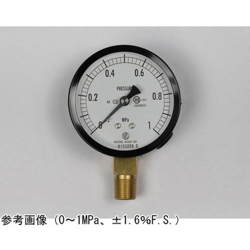 普通形圧力計(Φ75)立形A枠 蒸気用 AC20-181シリーズ 長野計器