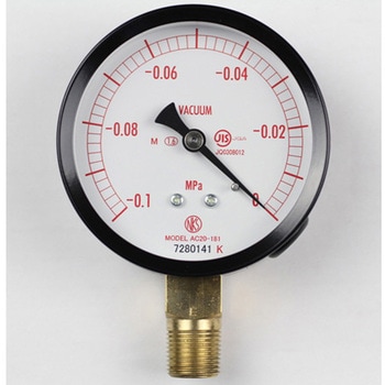 普通形圧力計(Φ75)立形A枠 蒸気用 AC20-181シリーズ - 長野計器