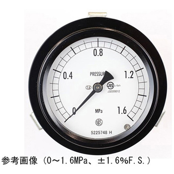 密閉型圧力計(75Φ)埋込形D枠(取付金具) BC15-121シリーズ 長野計器